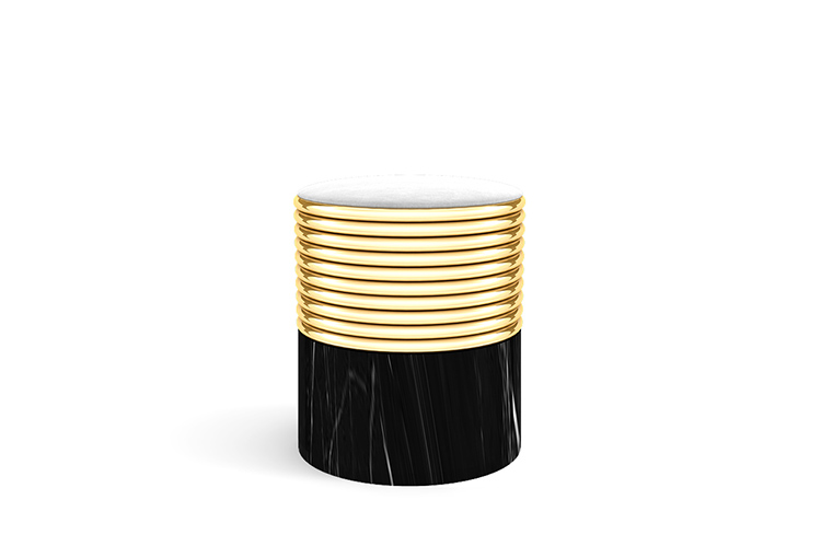 modern-contemporary-stool-marble-base-brass-structure-upholstered-velvet-seat-02